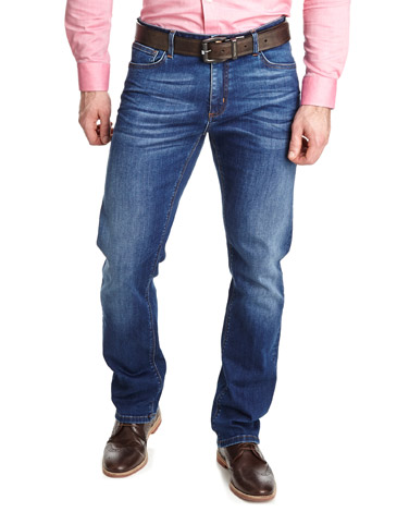 Paul Costelloe Living Light Denim Slim-Fit Jeans